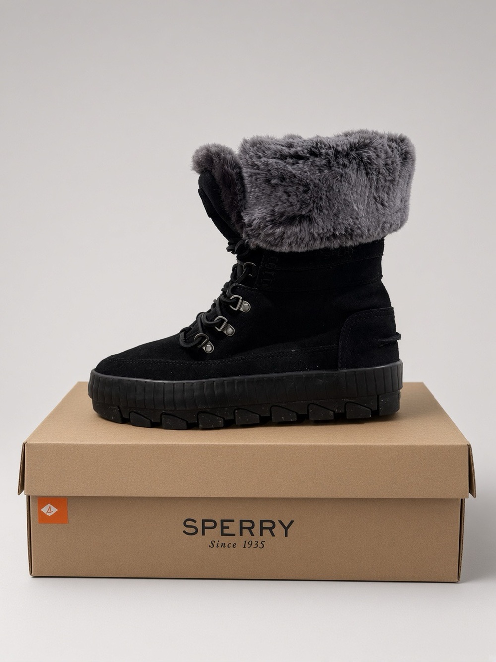 Sperry Women’s Torrent Winter Lace-Up (Black) Size 9.5 /SKU: STS86832
